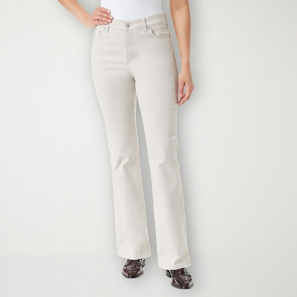 Gloria Vanderbilt Amanda Bootcut Jeans Womens 18 Stonewood Slimming NEW